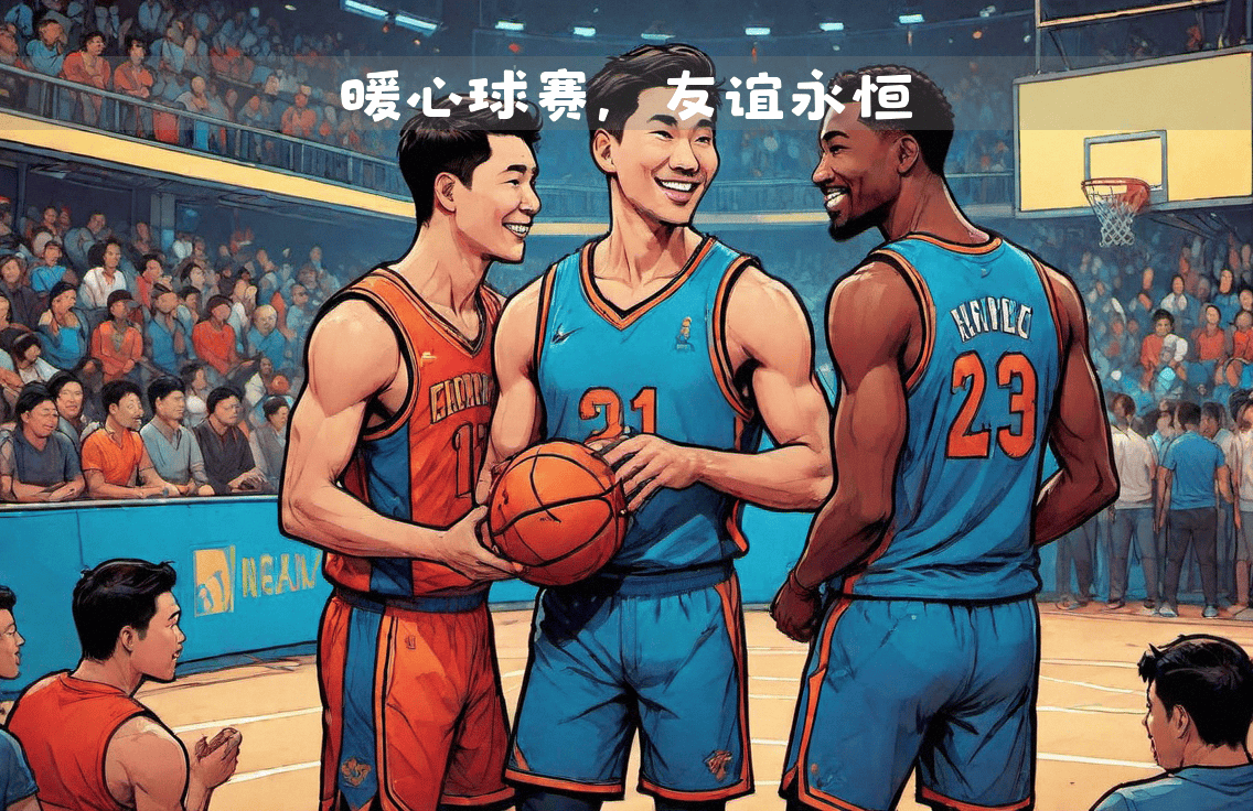 NBA比赛中球员之间的暖心互动